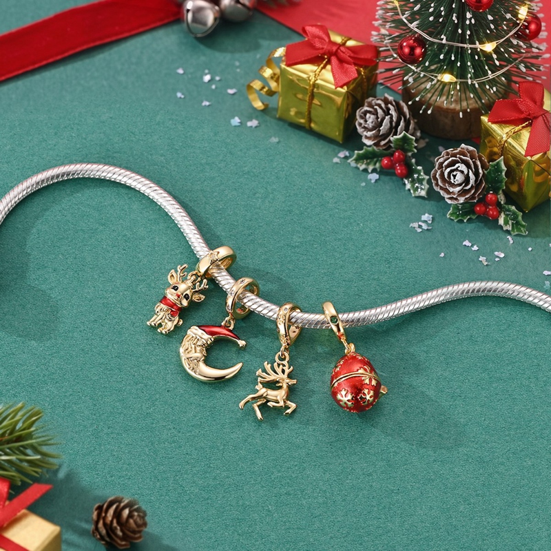 2026 Christmas New Charm 925 S - Elk Bugle Call ulasan dan harga