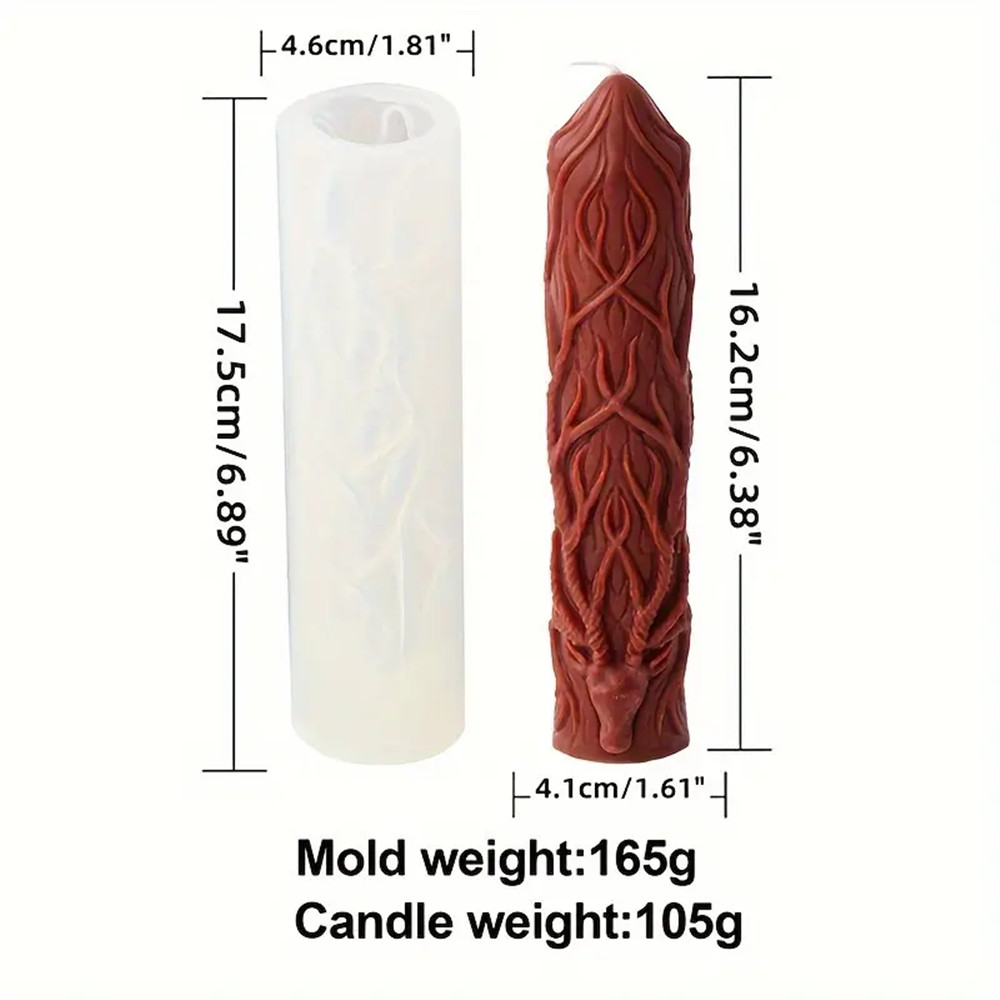 3D Reindeer Antle Pillar Candl - Elk Bugle Call ulasan dan harga